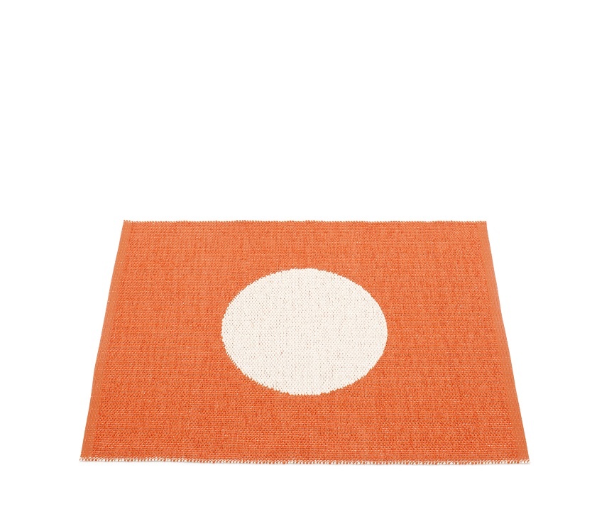 Vera Small One Kunststoffteppich 70x90 cm Pappelina Orange
