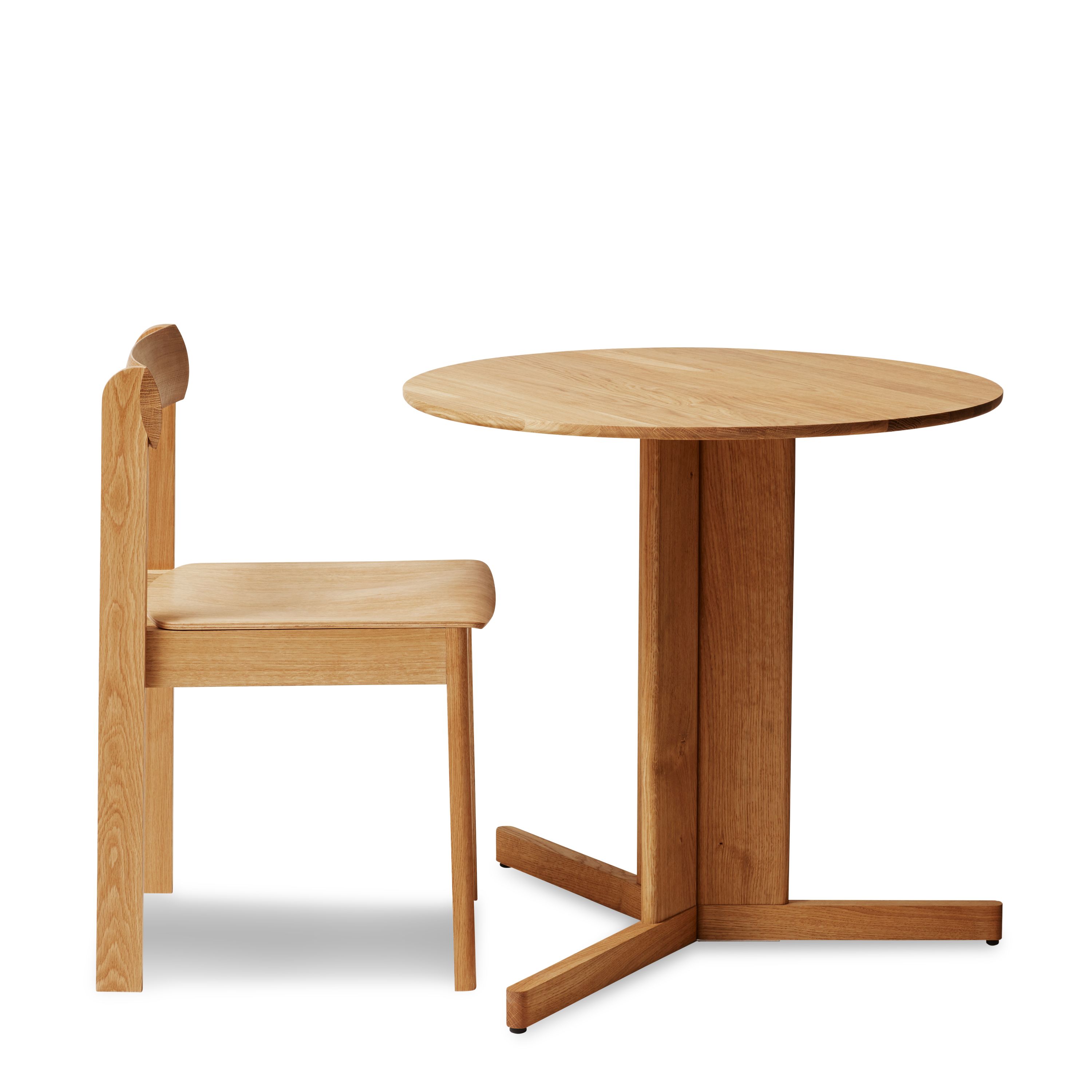 Trefoil Tisch Ø 75 Eiche Form & Refine