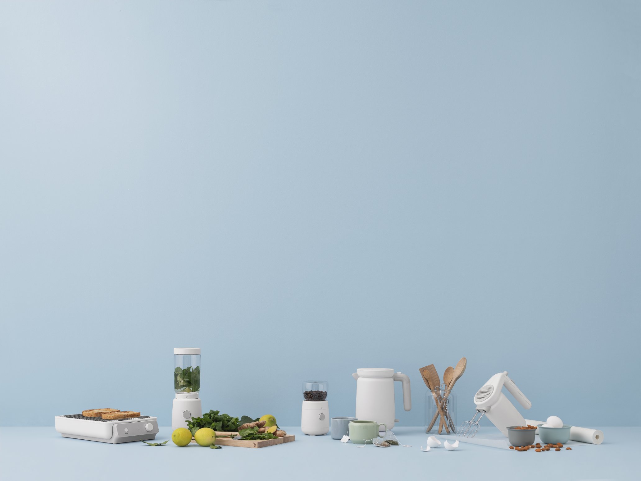 Foodie Hand Mixer Handrührgerät Weiß RIG TIG by Stelton EINZELSTÜCK