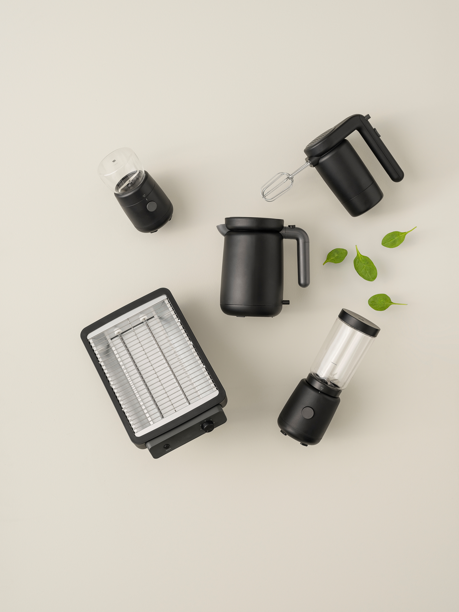 Foodie Hand Mixer Handrührgerät Schwarz RIG TIG by Stelton EINZELSTÜCK