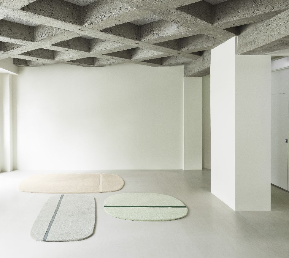 Oona Teppich MINT 140 x 140 cm Normann Copenhagen EINZELSTÜCK 