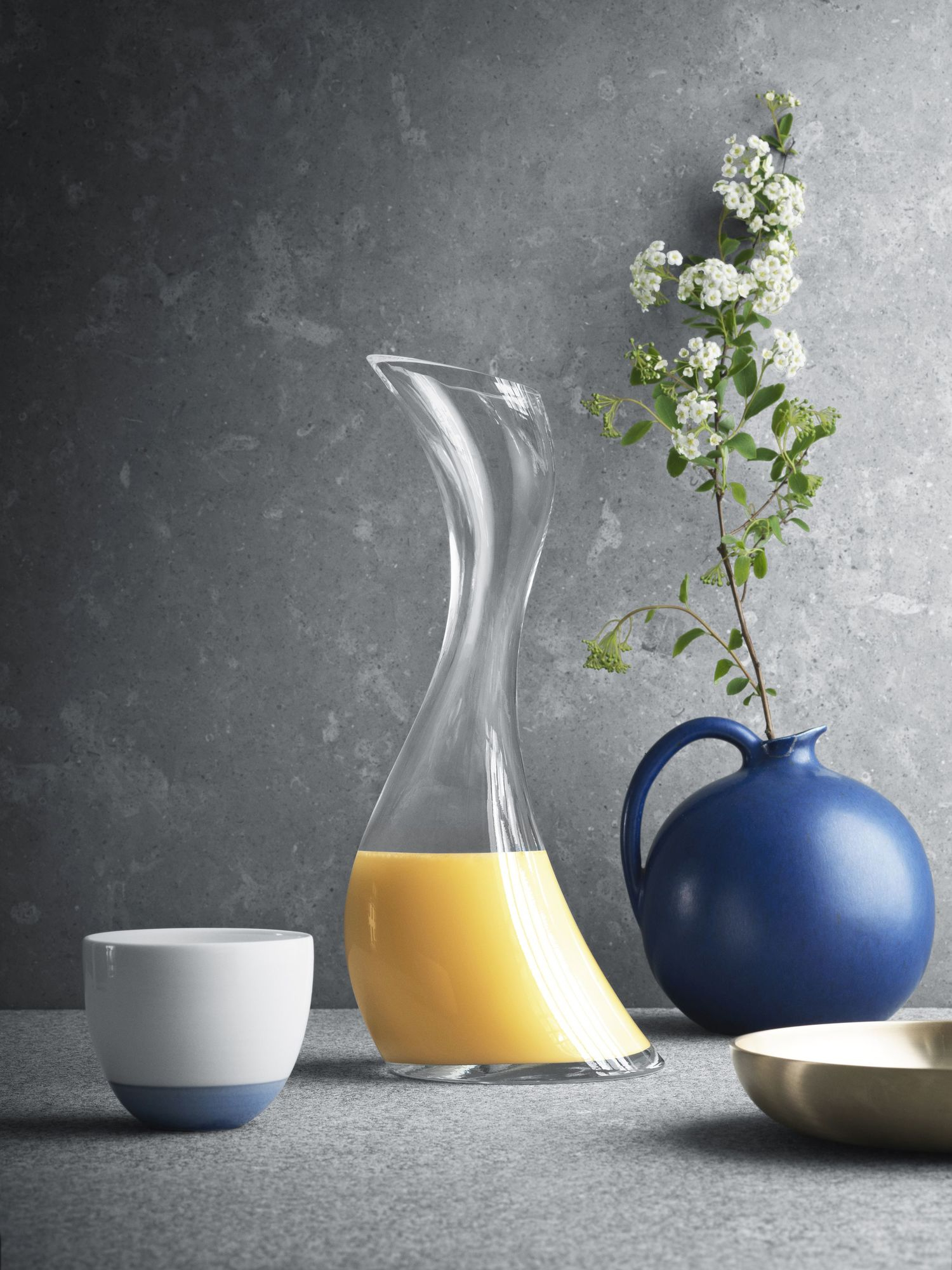 Cobra Karaffe Klarglas Georg Jensen EINZELSTÜCK