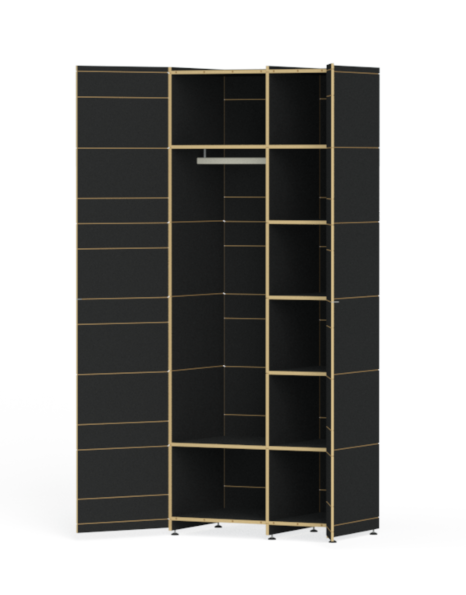 K1 Armoire Nils Holger Moormann - schwarz