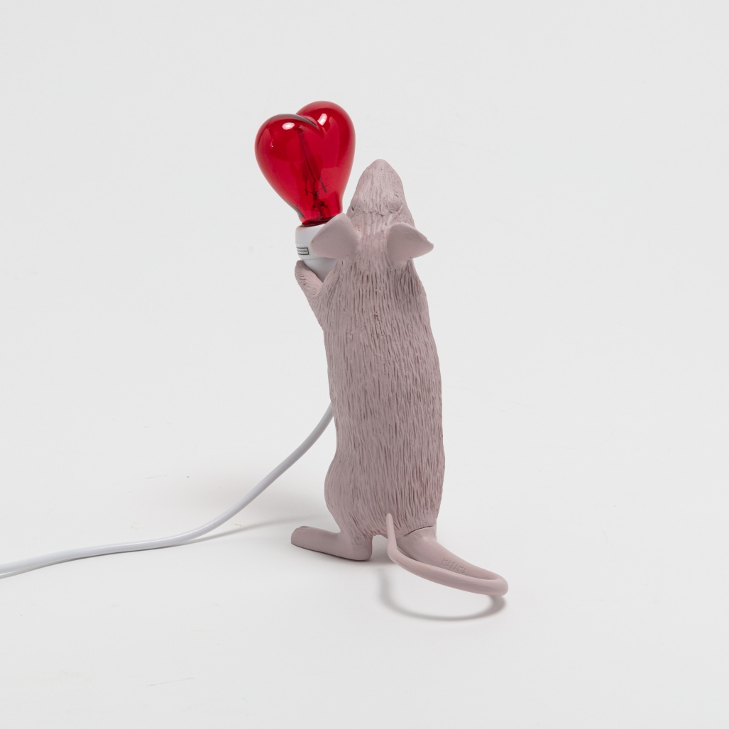 Mouse Lamp Step Love Edition USB Tischleuchte Seletti