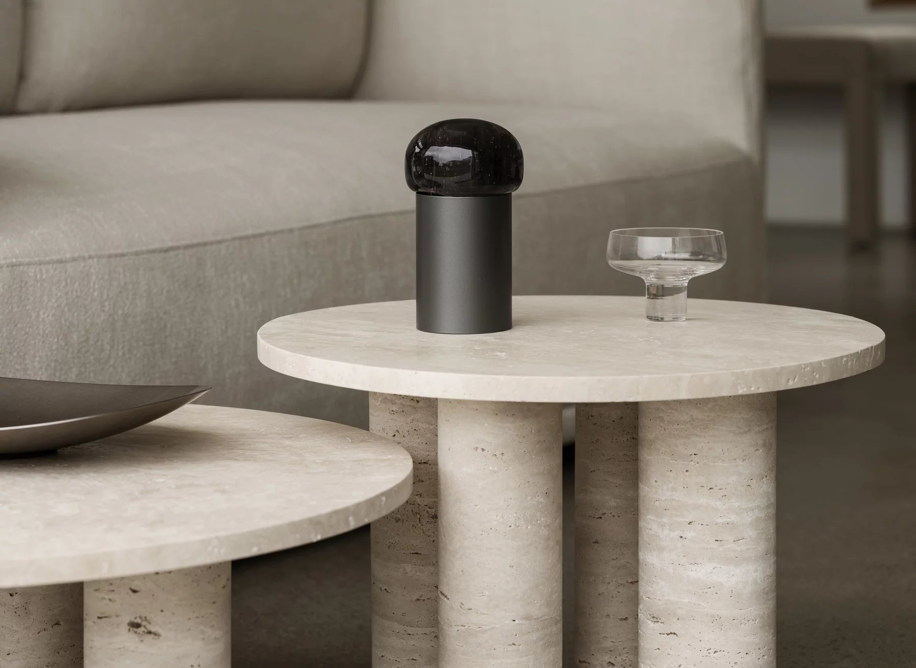 Volos Couchtisch Rund Ø 75 x H 26 cm Blomus