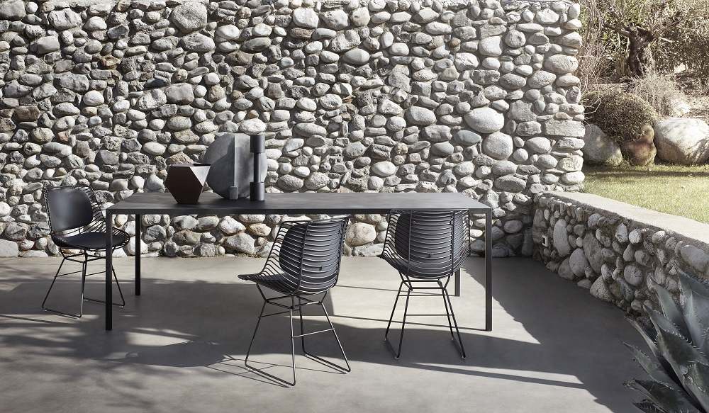 Flow Filo Indoor/Outdoor Chair Stuhl Kufengestell MDF Italia 