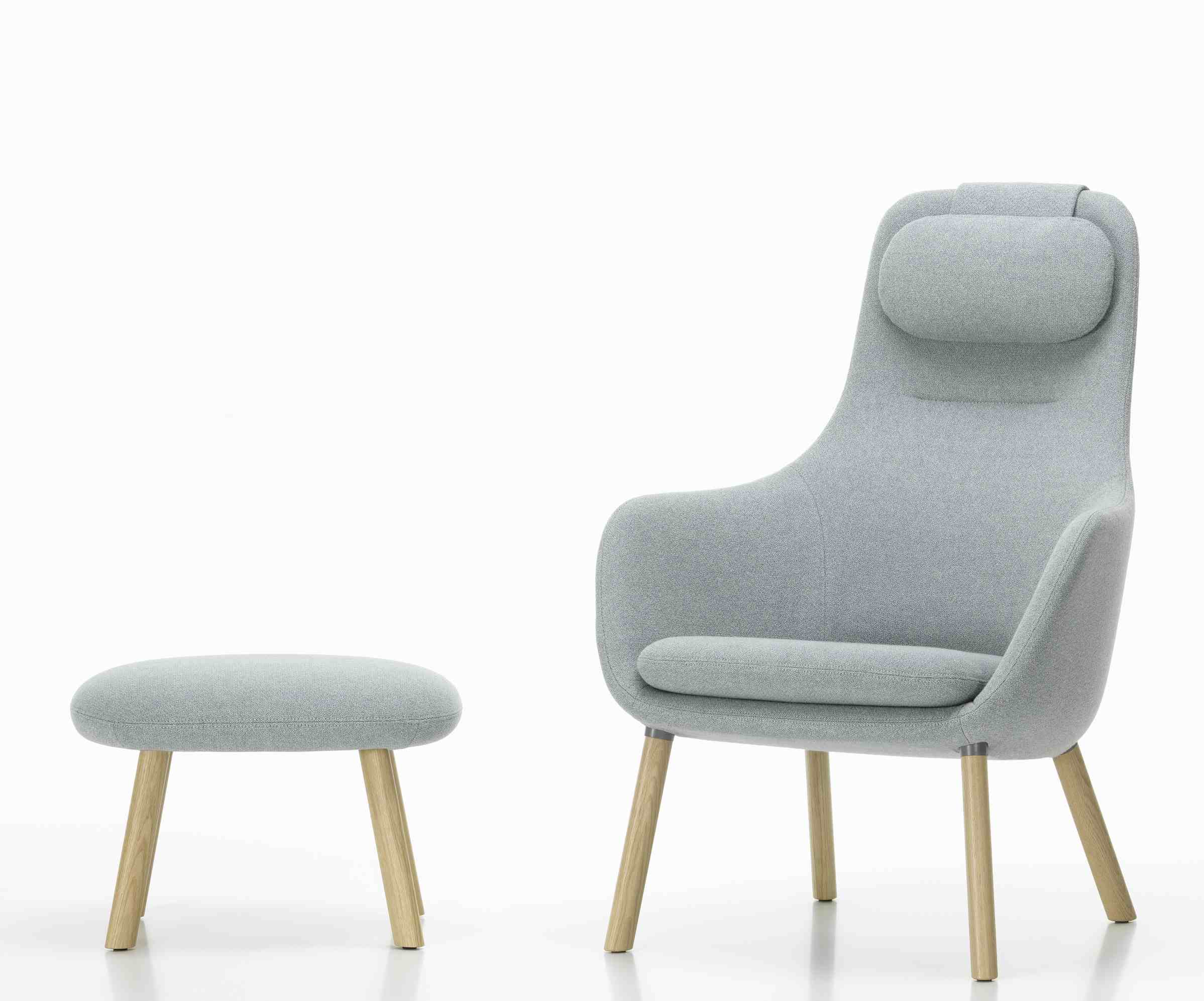 Hal Lounge Chair Sessel + Ottoman Sitzkissen lose Vitra  