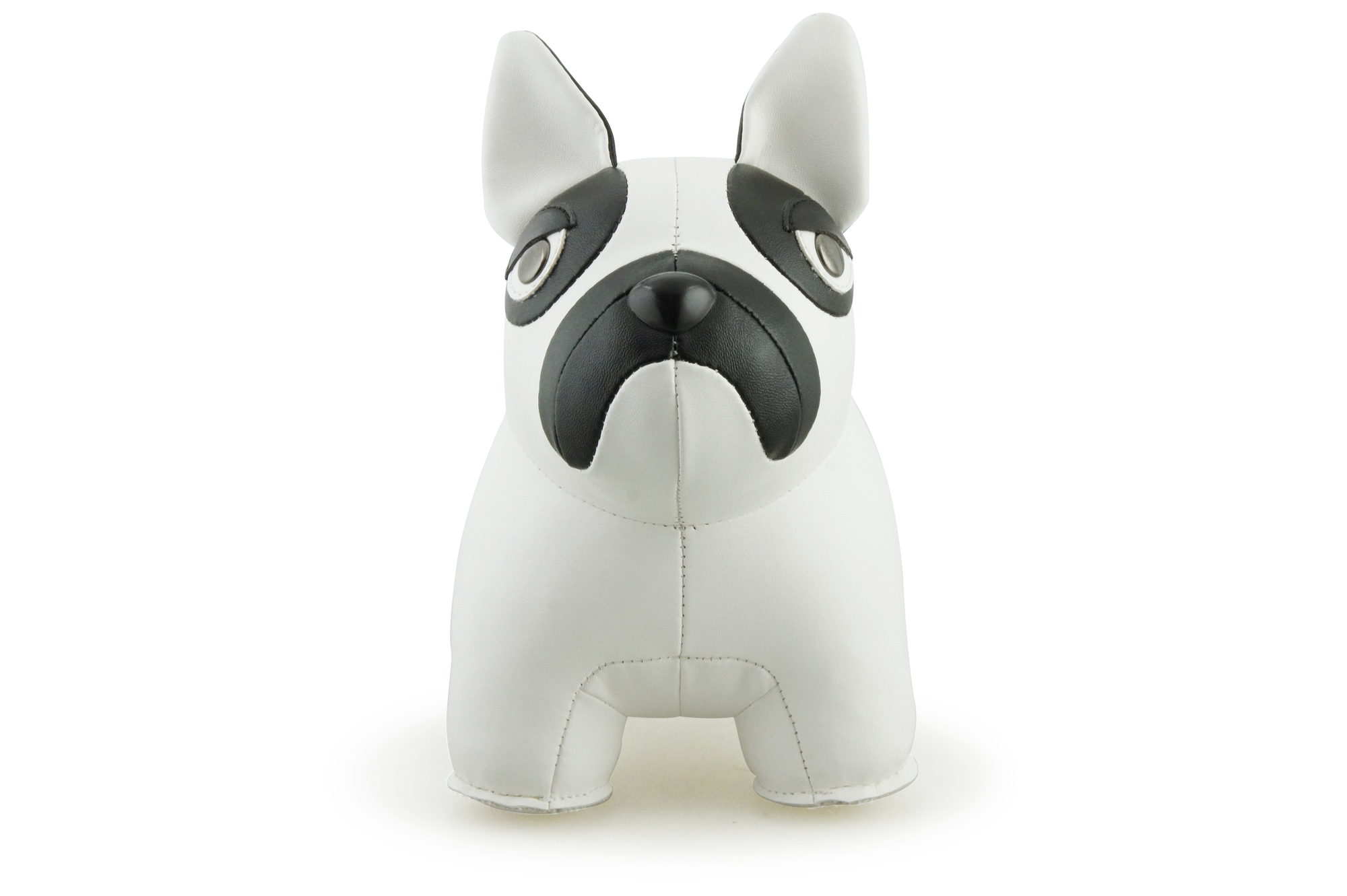 Buchstütze Classic French Bulldog Weiß/Schwarz Züny EINZELSTÜCK