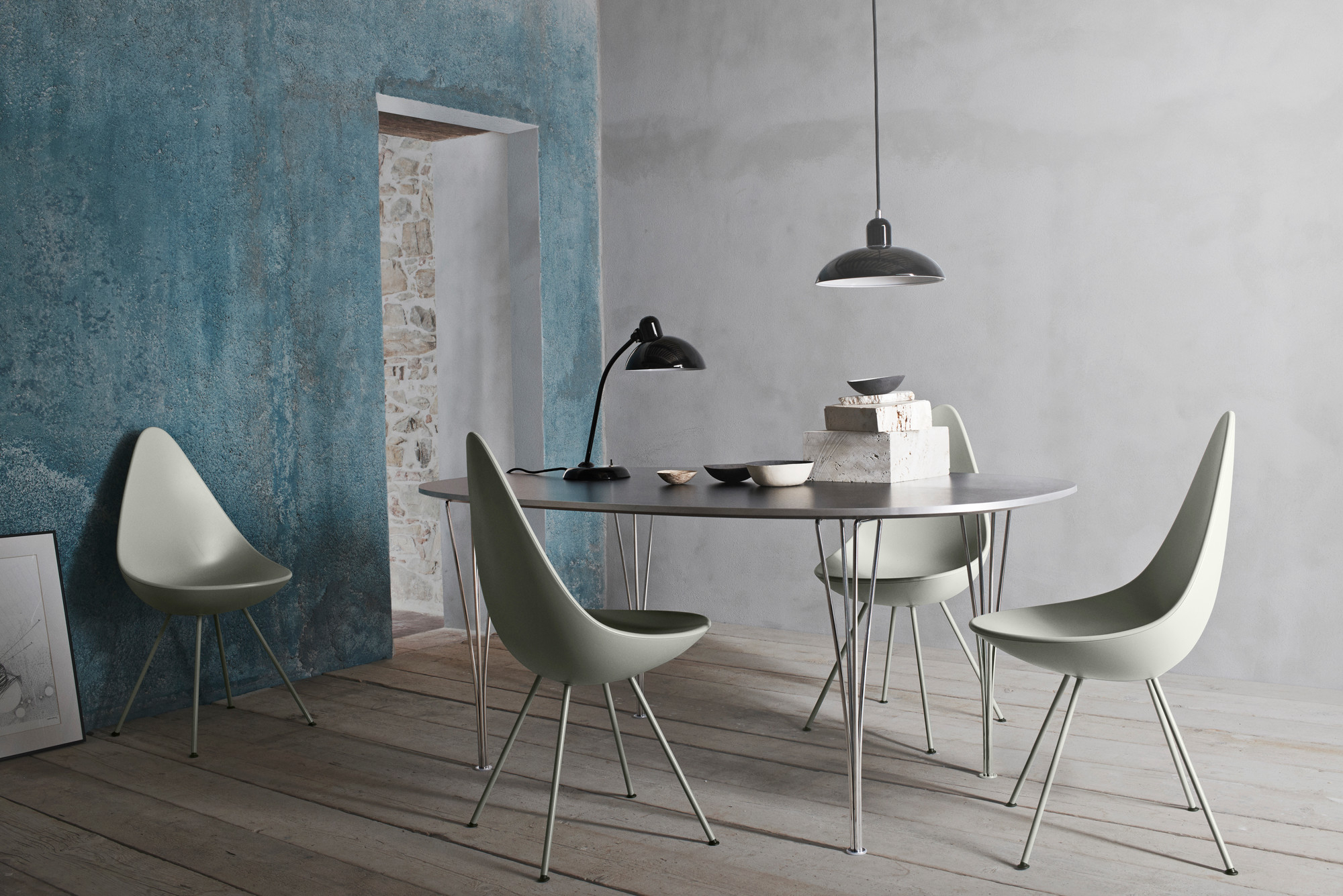 6631 P Pendelleuchte SCHWARZ MATT KAISER idell Fritz Hansen EINZELSTÜCK