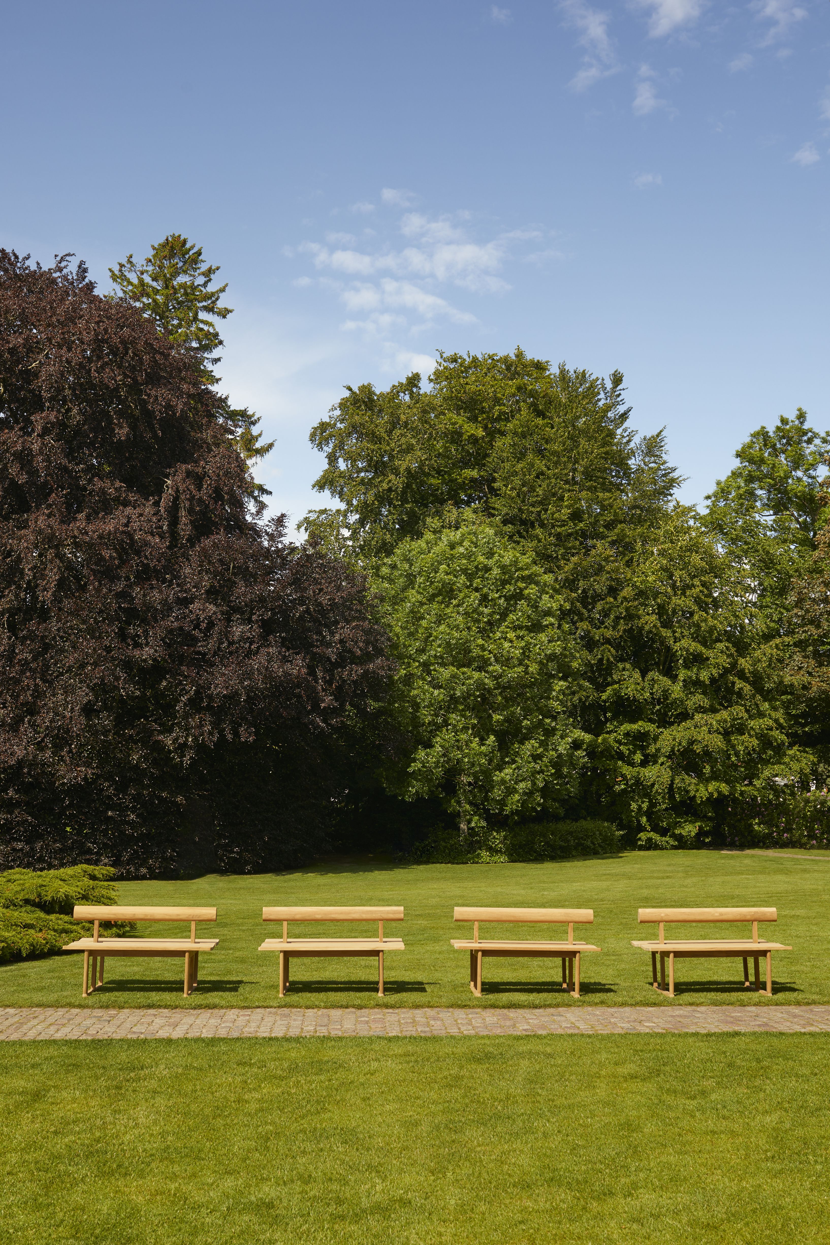 Banco Bank Double Teak Outdoor Skagerak by Fritz Hansen