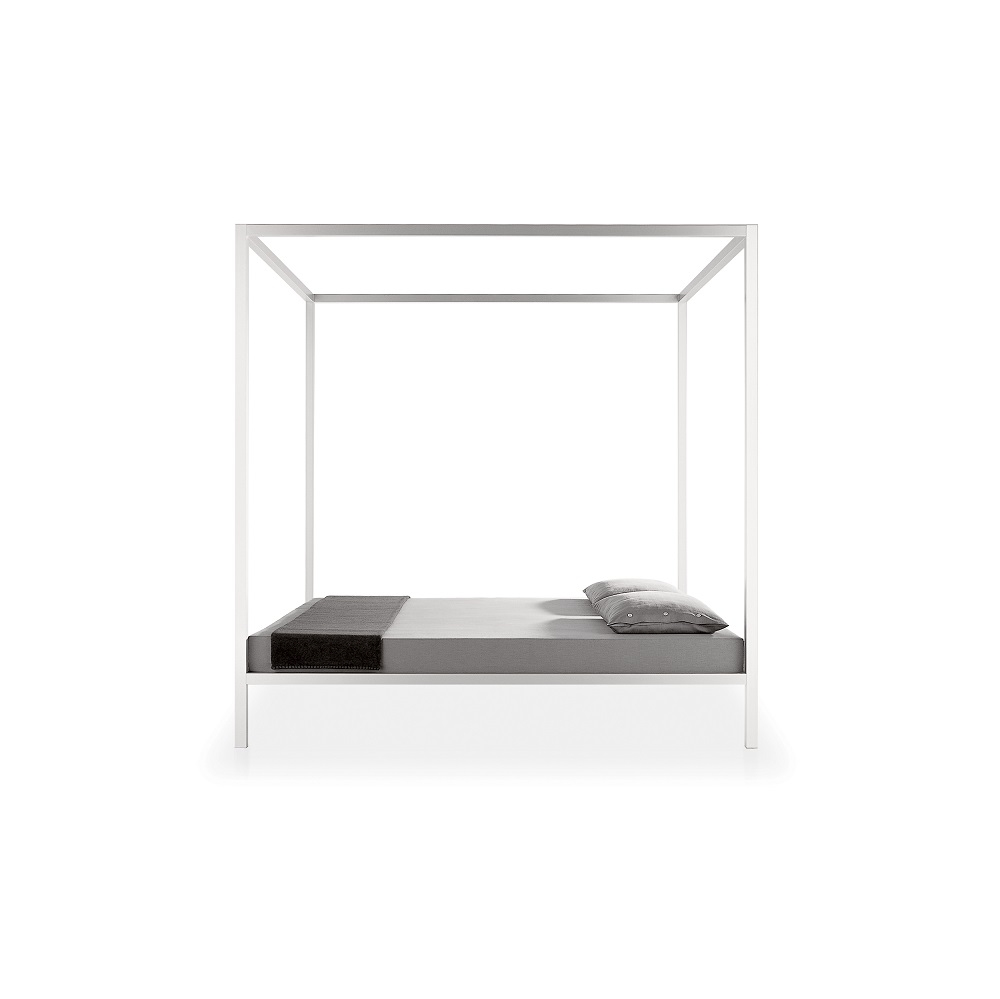 Aluminium Bed Himmelbett / Schlafcouch lackiert MDF Italia W180 Alu anodisiert