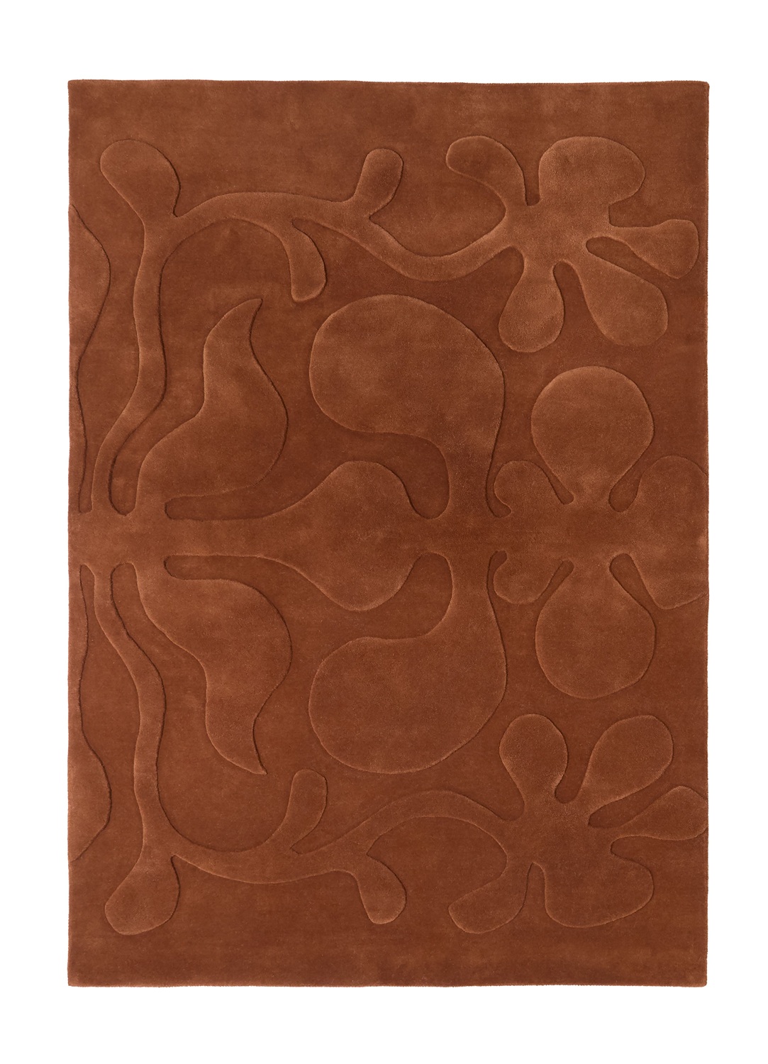 Lucia Eames Rooted Teppich Terracota Nanimarquina