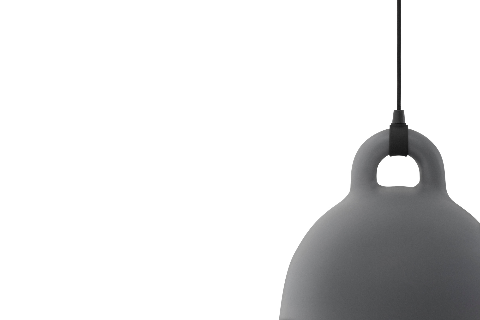 Bell Lamp Hängeleuchte Normann Copenhagen Grau Ø 35 cm
