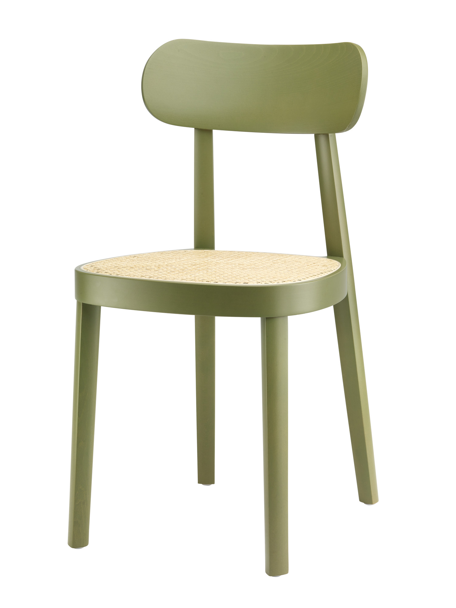 Holzstuhl 118 Olivgrün Thonet Holzstuhl 118 Olivgrün Thonet