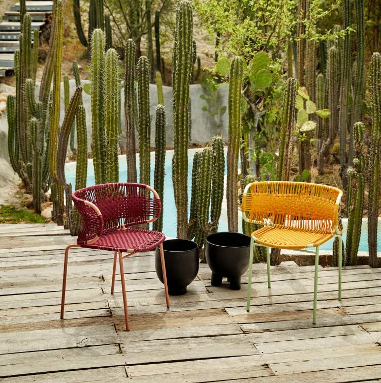 Cielo Stacking Armchair Stapelbarer Armlehnstuhl Outdoor ames 