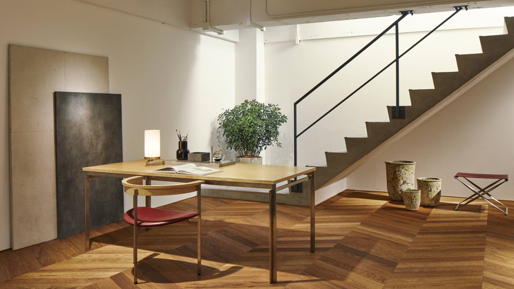 PK 91 / PK91 Falthocker Fritz Hansen