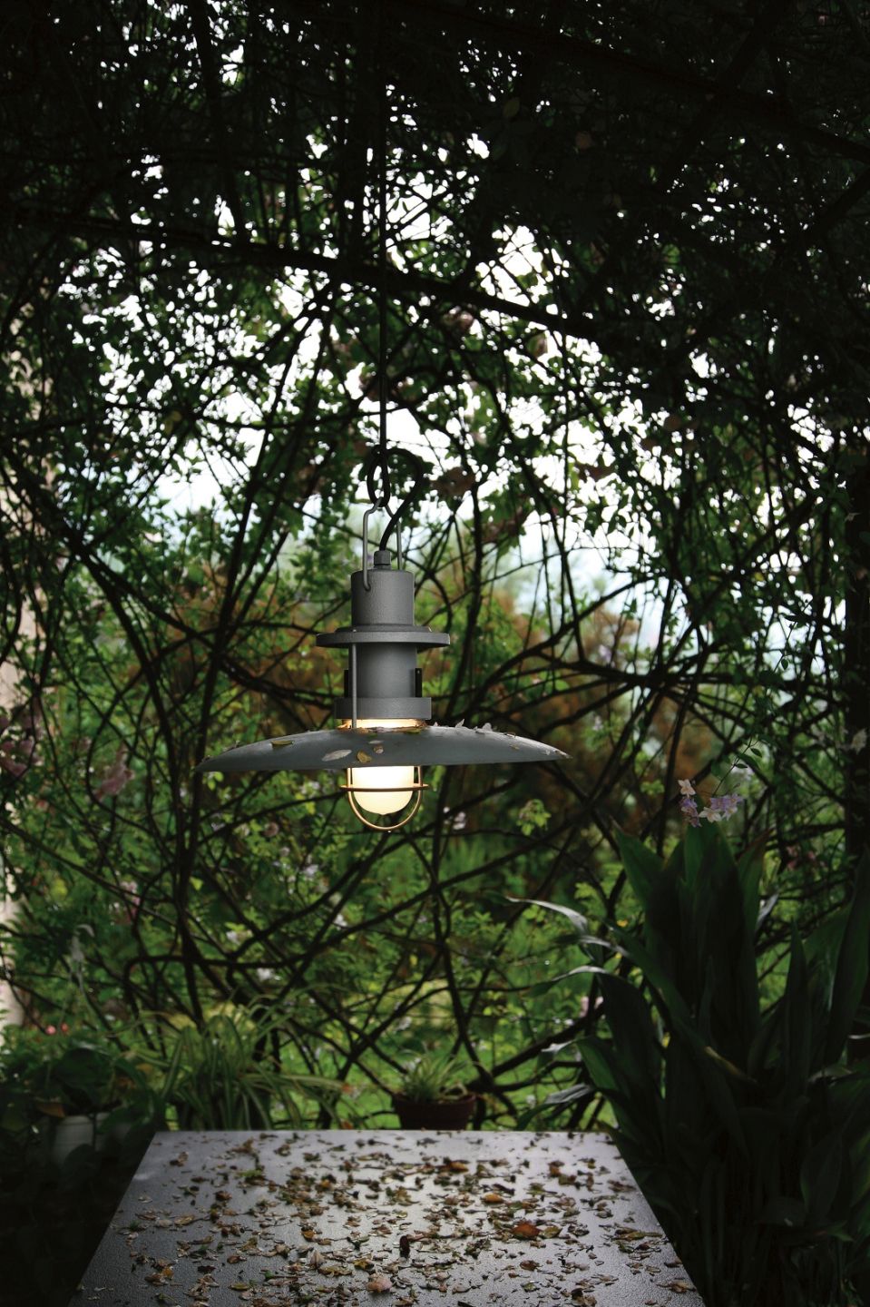 Polo Outdoor Pendelleuchte Ø48cm weiß Martinelli Luce