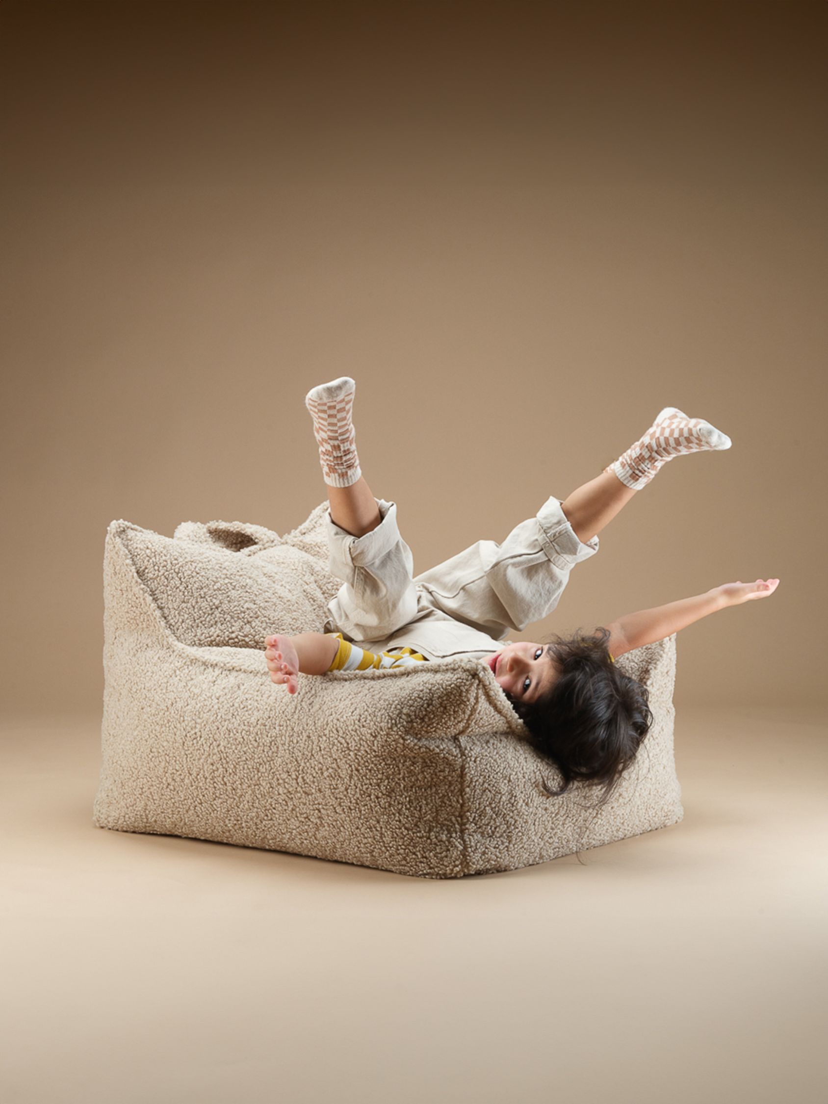 Sitzsack Sessel Teddystoff Wigiwama