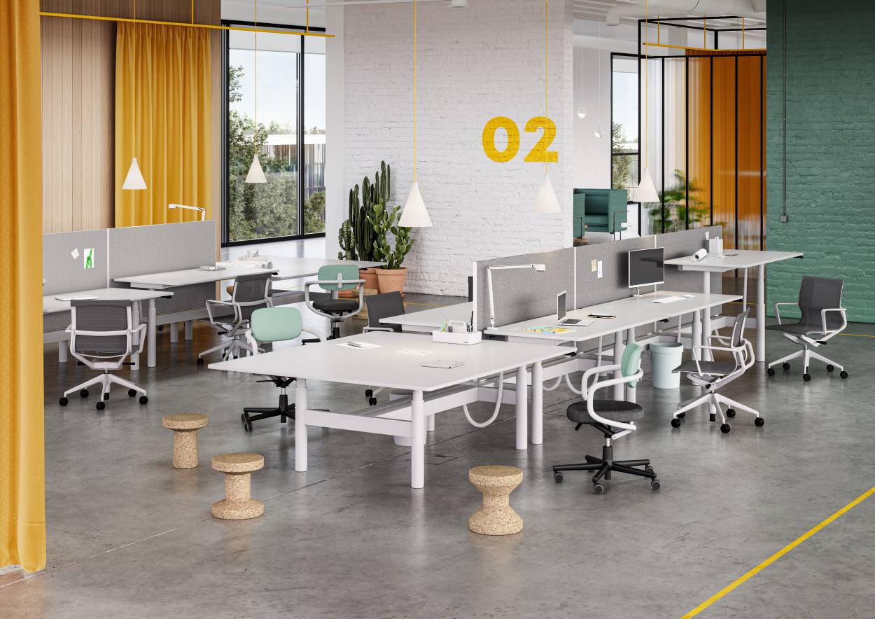 Tyde 2 Sitz - und Stehtisch 160 cm Vitra