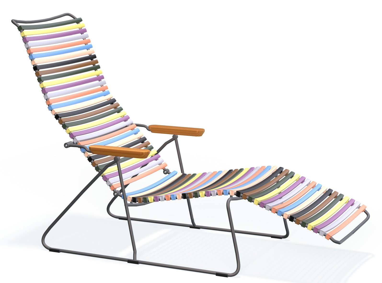 Click Sunlounger Outdoor Sonnenliege Houe Schwarz