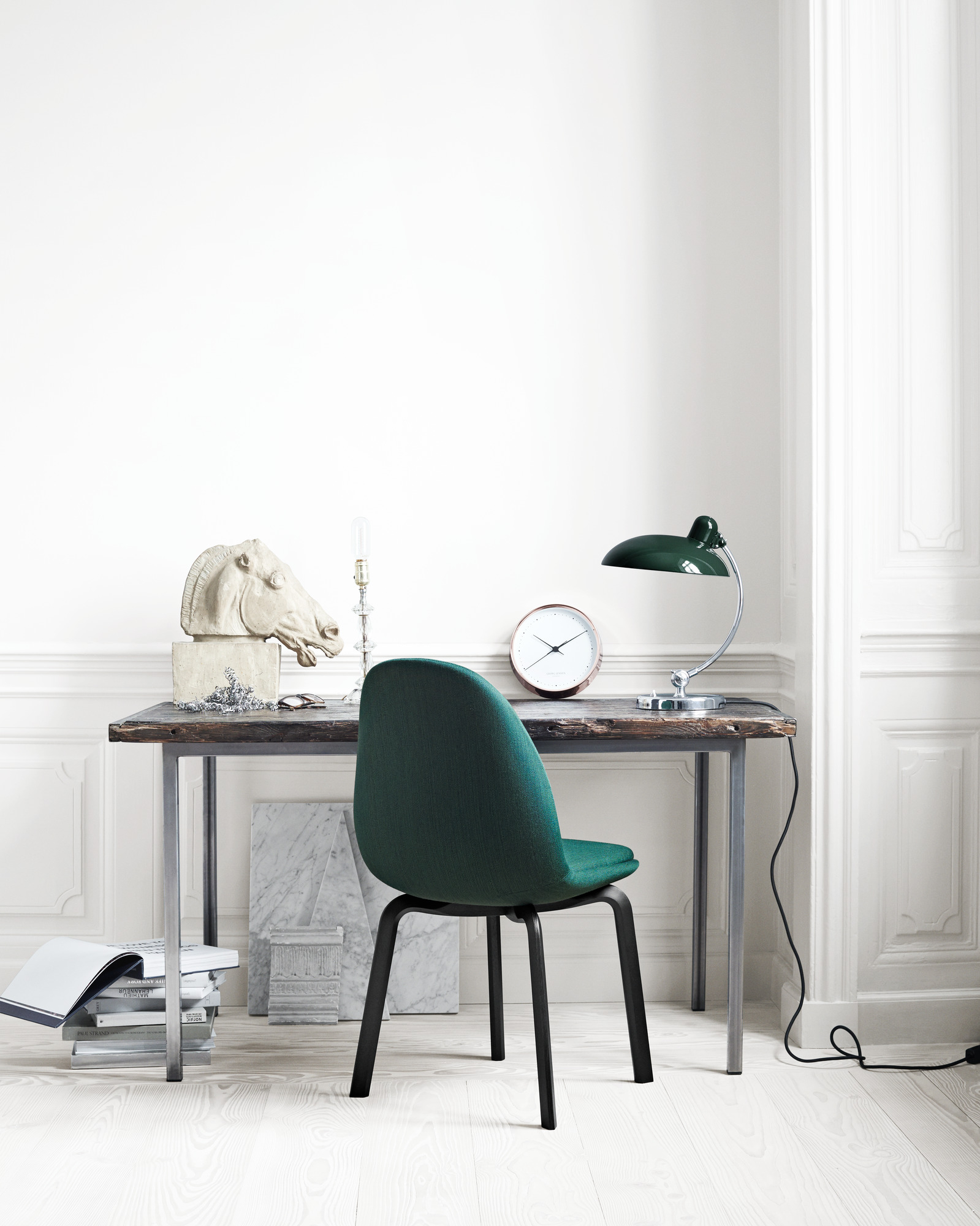 6631 T Luxus Tischleuchte KAISER idell Fritz Hansen weiß
