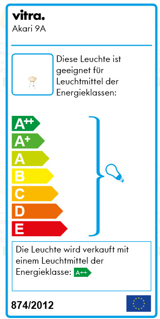 Akari Tischleuchte 9A Vitra