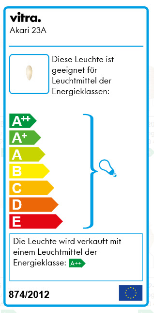 Akari 23A Leuchte Vitra
