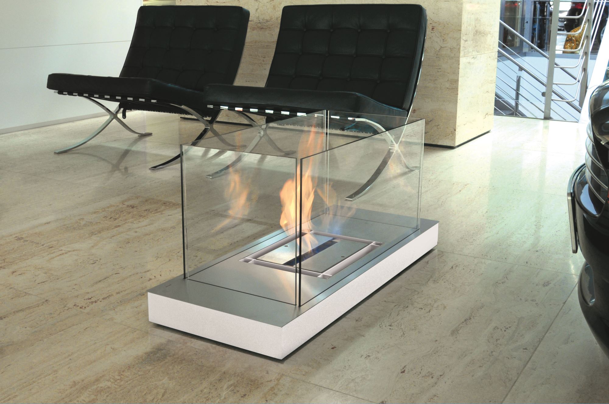 Uni Flame Ethanol Kamin Radius
