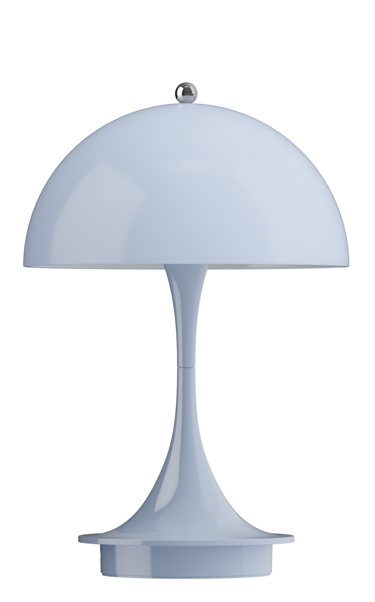 Panthella 160 Portable V3 Akku LED-Tischleuchte Indoor/Outdoor Louis Poulsen Opal blau