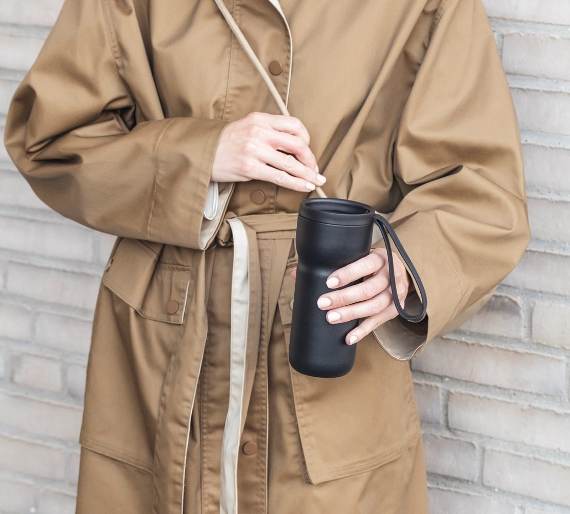 Nordic Kitchen Thermo coffee cup Thermobecher Schwarz Eva Solo EINZELSTÜCK