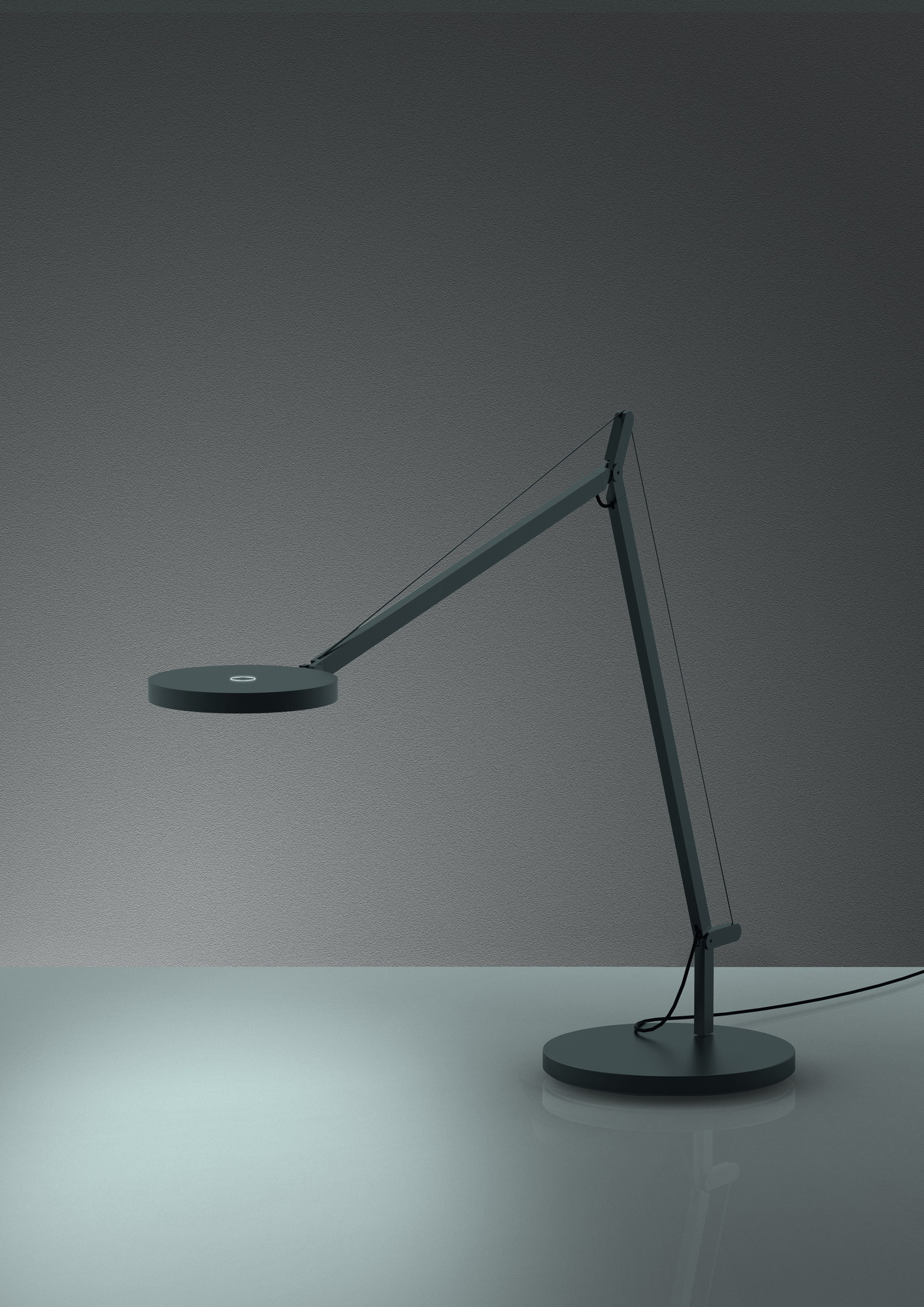 Demetra Table Tischleuchte Body (Teil 2 von 2) Anthrazitgrau 2700K Artemide EINZELSTÜCK