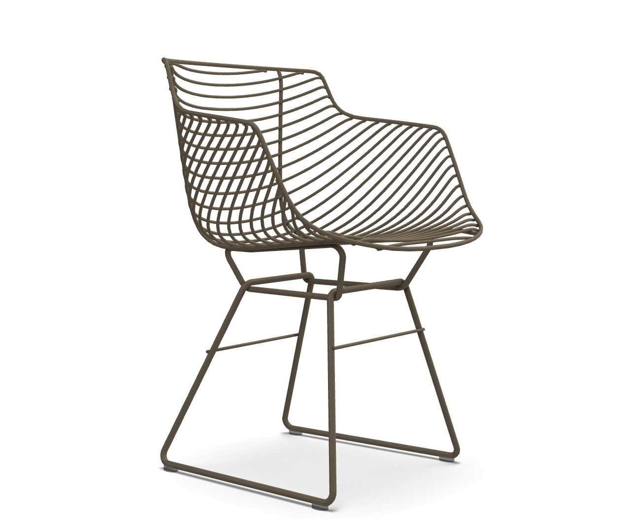 Flow Filo SLIM Indoor/Outdoor Chair Stuhl Kufengestell MDF Italia