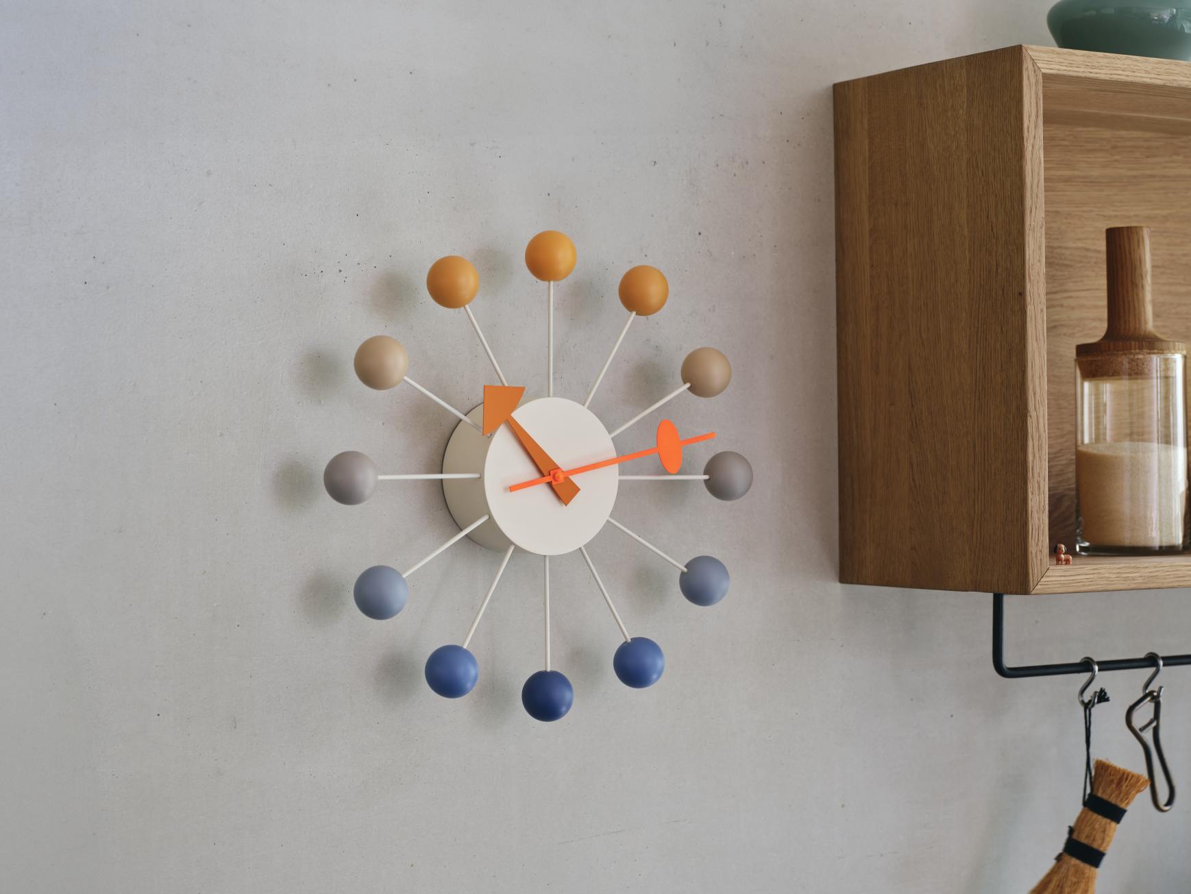 Ball Clock Wanduhr Sunrise Vitra LIMITED EDITION  