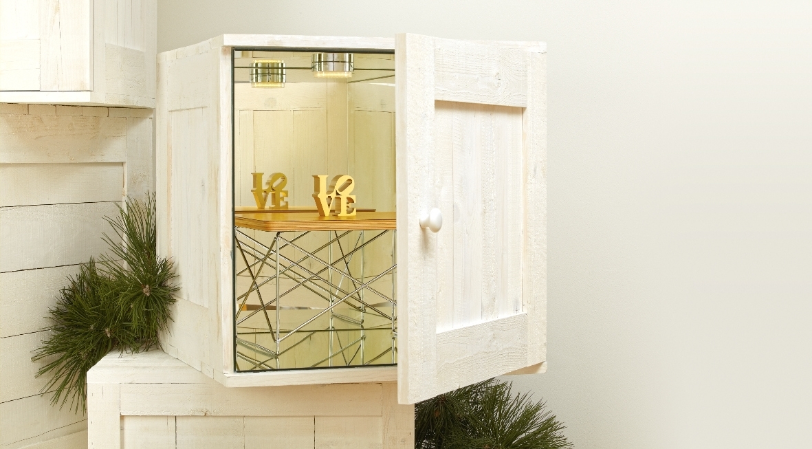 Occasional LTR Beistelltisch Blattgold - Verchromt Vitra