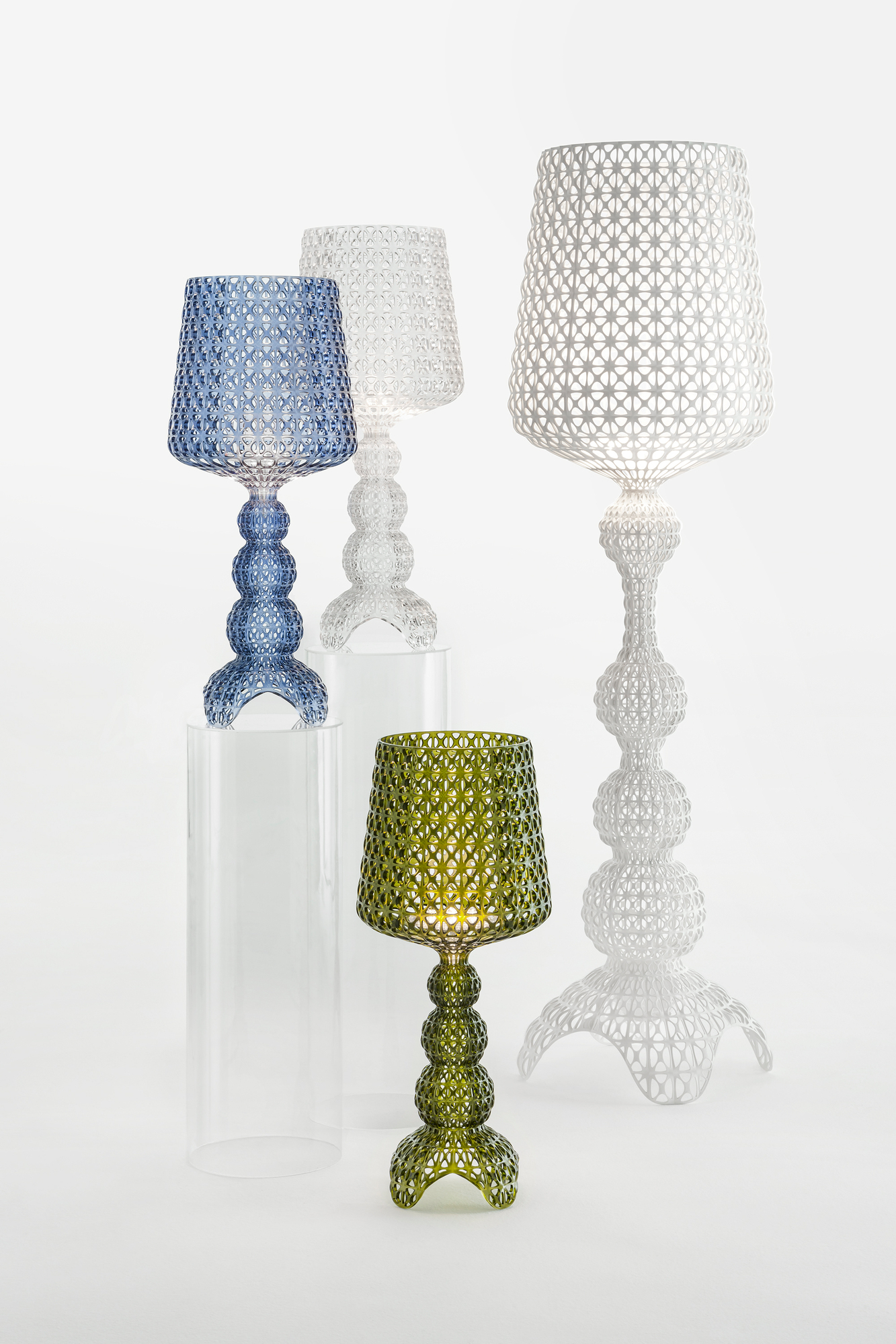 Mini Kabuki Tischleuchte glasklar Kartell