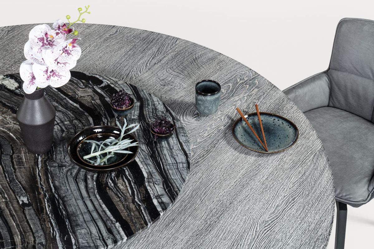 BC 07 Lazy Susan Drehteller Ø48cm Black & Gold Janua
