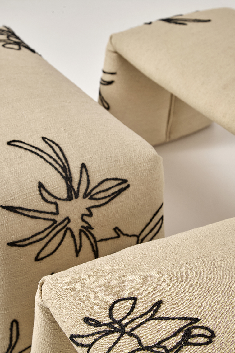 Folded Flower Bench Bank Nanimarquina 
