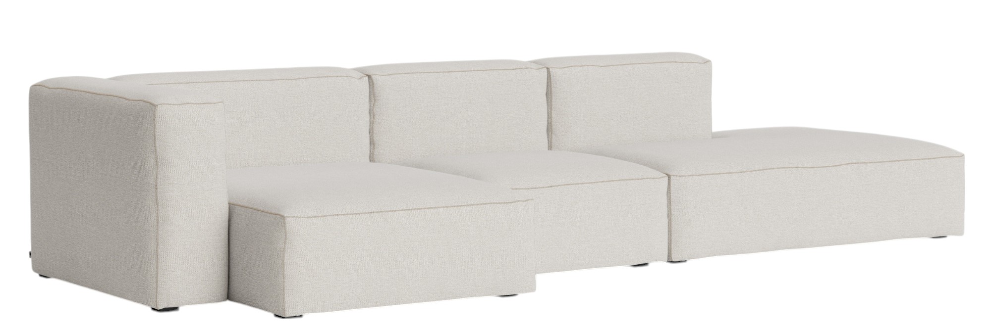 Mags Soft Sofa 3-Sitzer Combination 4 mit Armlehne links Hay 