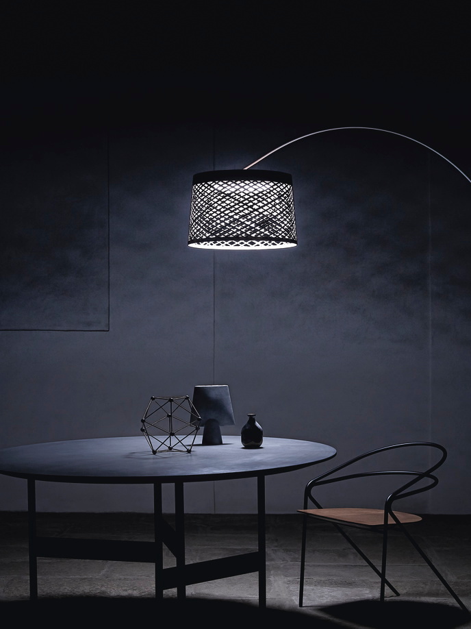 Twiggy Grid Outdoor Stehleuchte KAMINROT Foscarini EINZELSTÜCK 