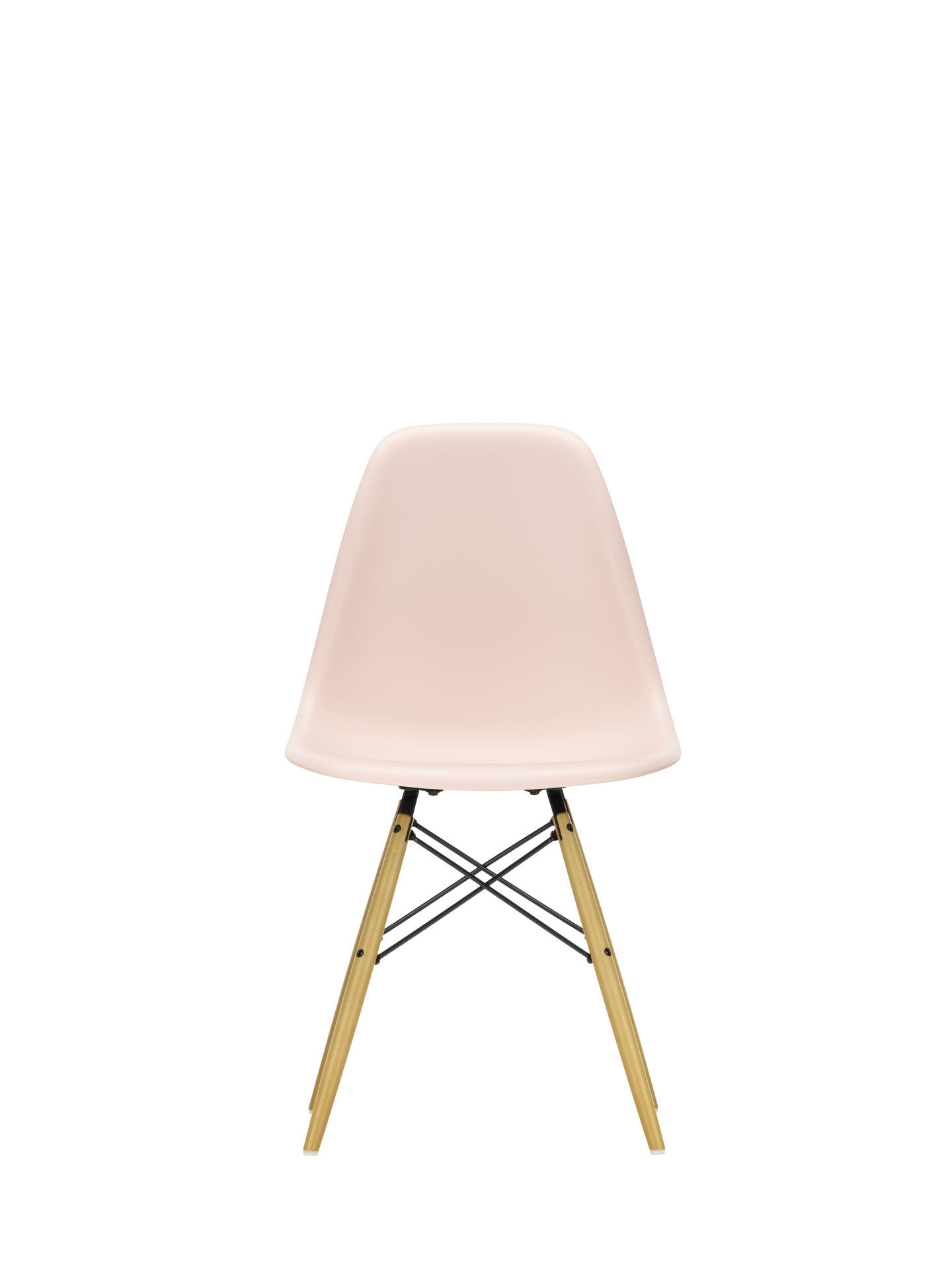 Eames Plastic Side Chair DSW Stuhl Vitra Ahorn schwarz-Eisgrau