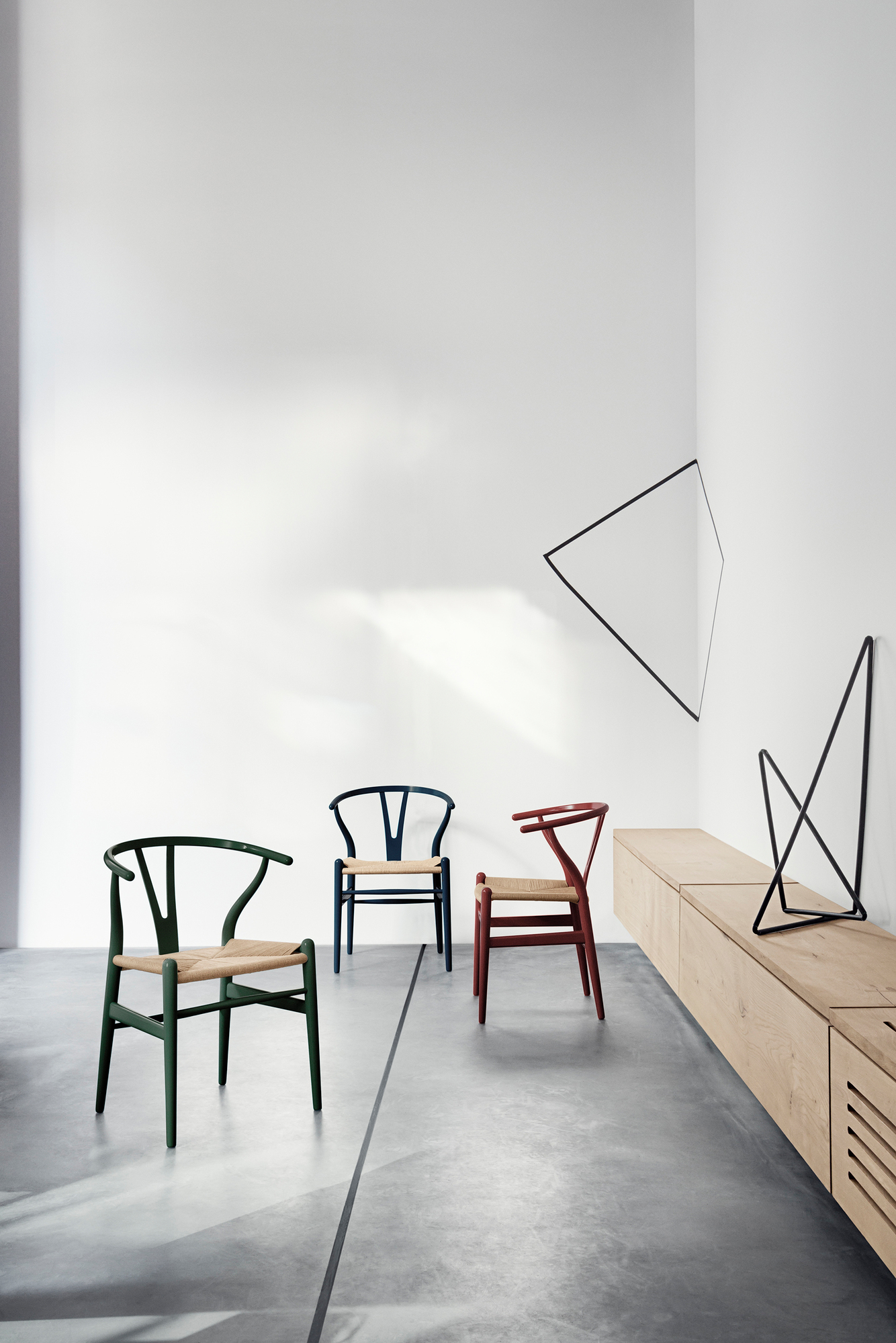 CH24 Wishbone Chair Russet & Blues oder Harmony Stuhl Carl Hansen & Søn - LIMITED EDITION