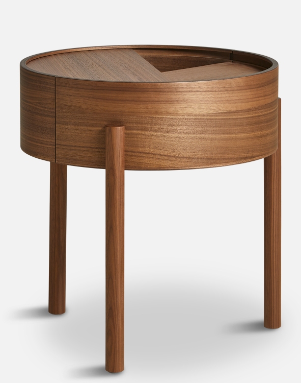 Arc Side Table Walnuss Ø 42 cm Woud