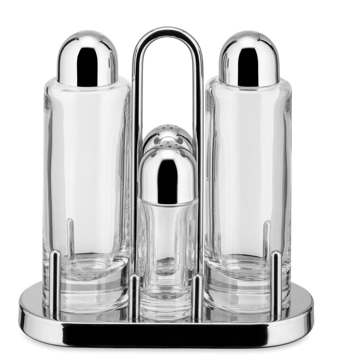 5070 Menage Öl, Essig, Salz und Pfeffer Alessi