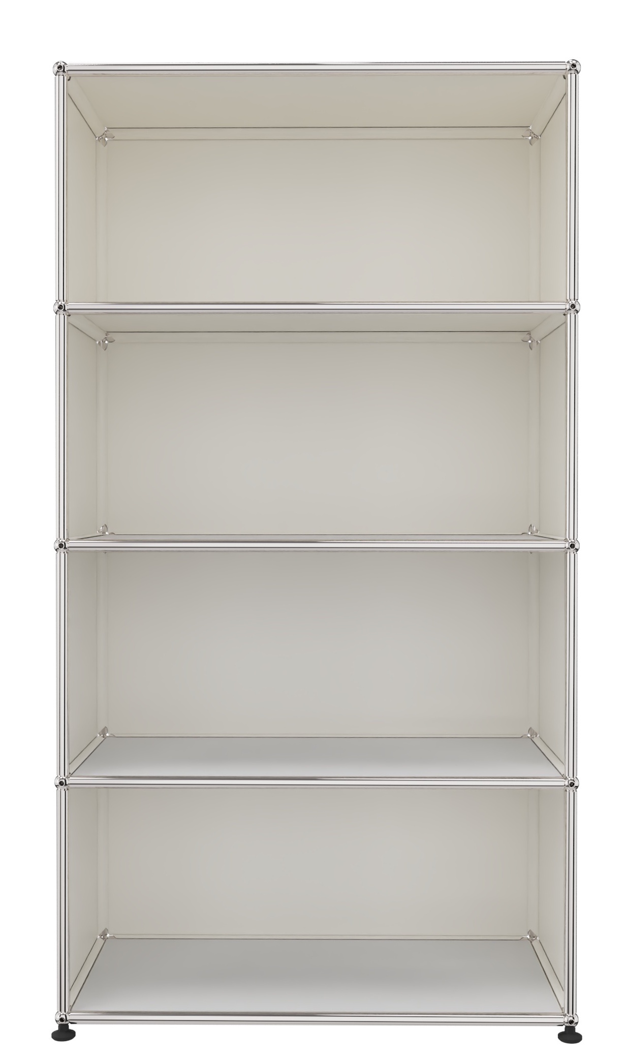 USM Haller Regal Offen H 144 cm Reinweiß - FAST DELIVERY