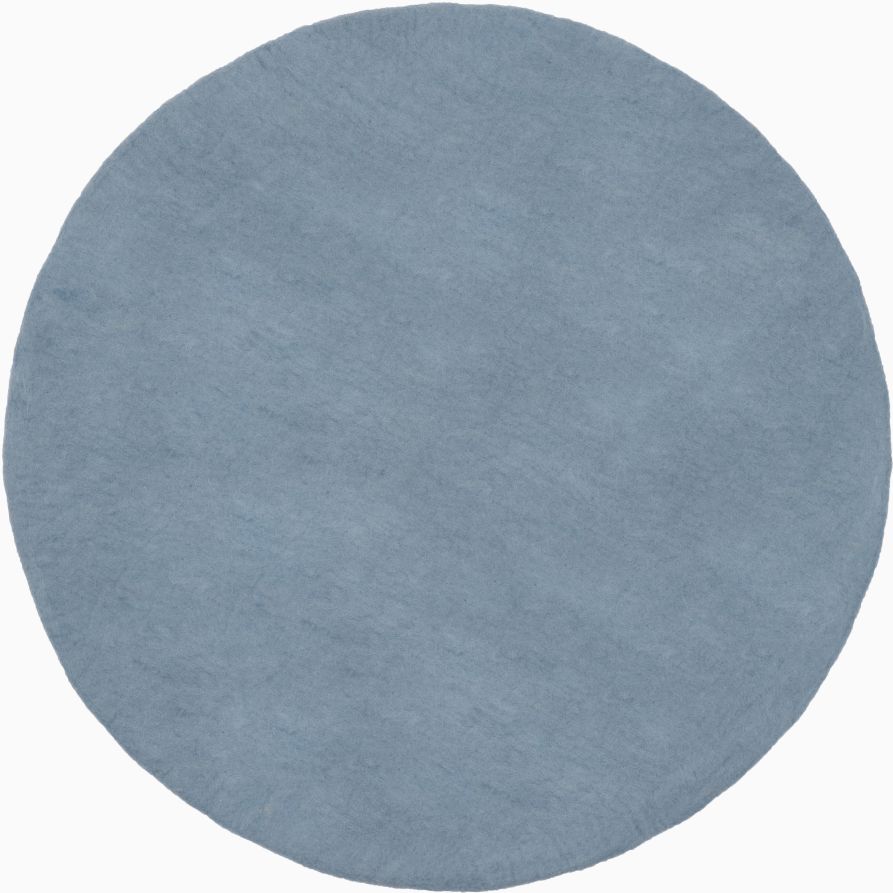 Mono Rund Filzteppich Ø 160 cm myfelt Mia (hellblau)