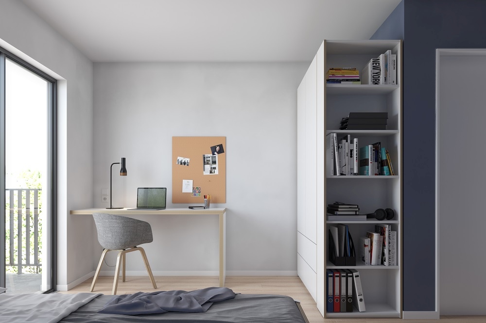 MODULAR PLUS Schrank mit Anbauregal rechts Müller Möbelwerkstätten