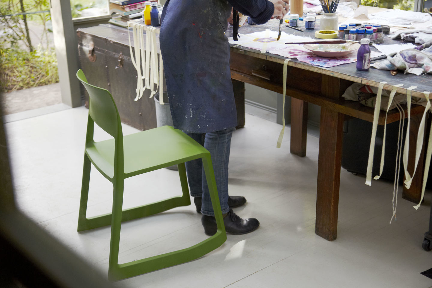 Tip Ton RE Stuhl Kunststoff Vitra Koralle