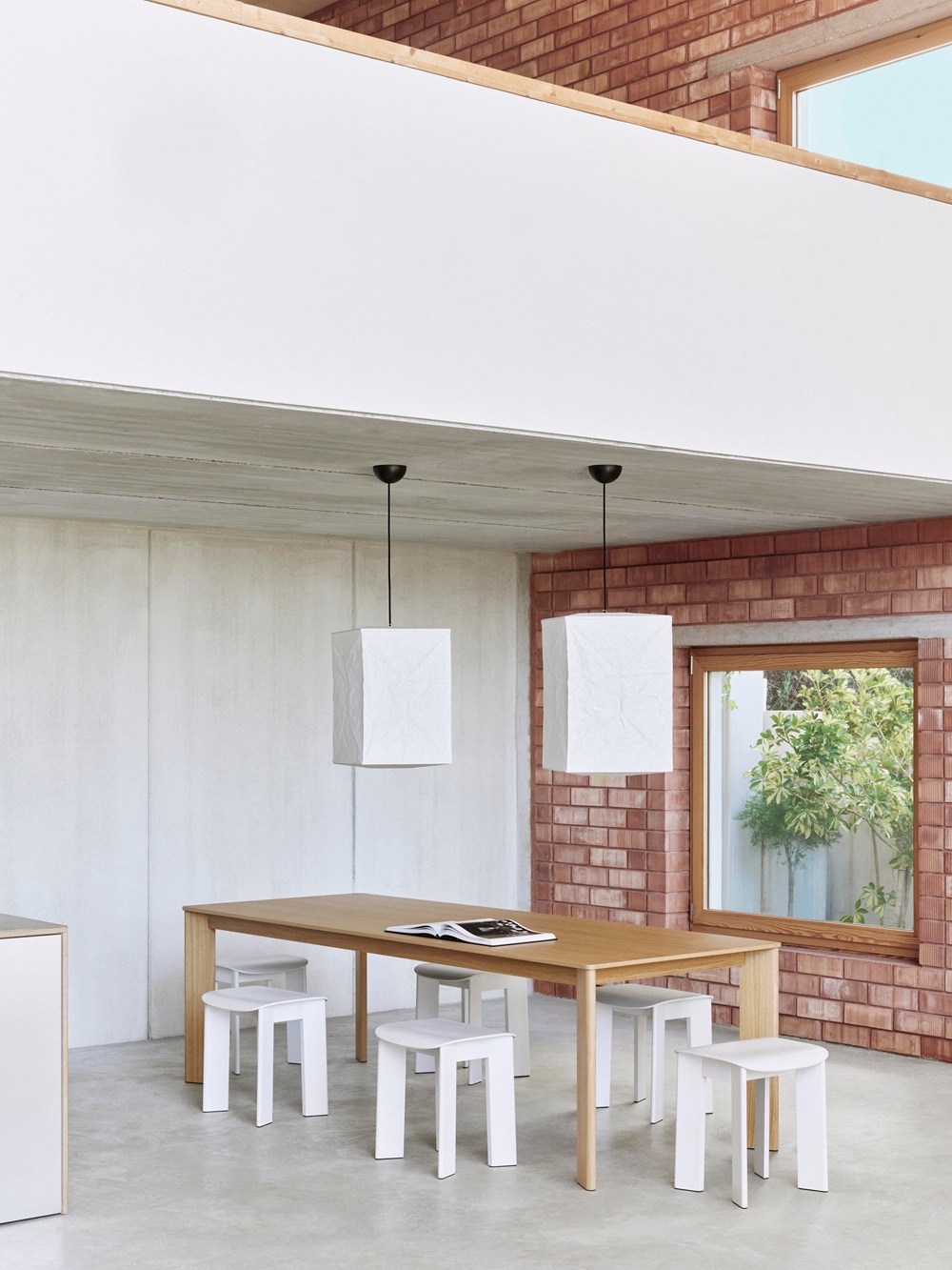 Paper Shade Cube Classic White Lampenschirm Hay