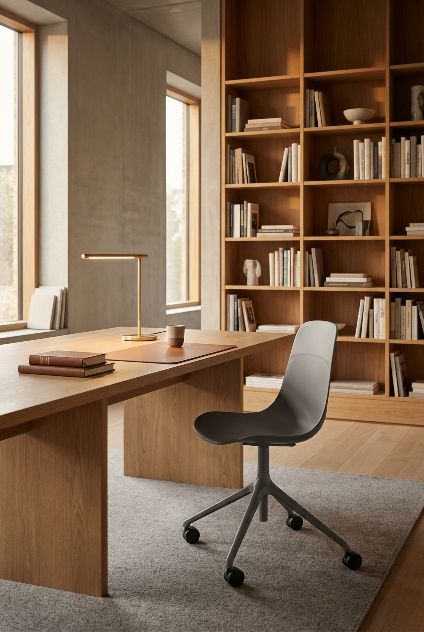 Elephantino Stuhl mit Rollen Kristalia