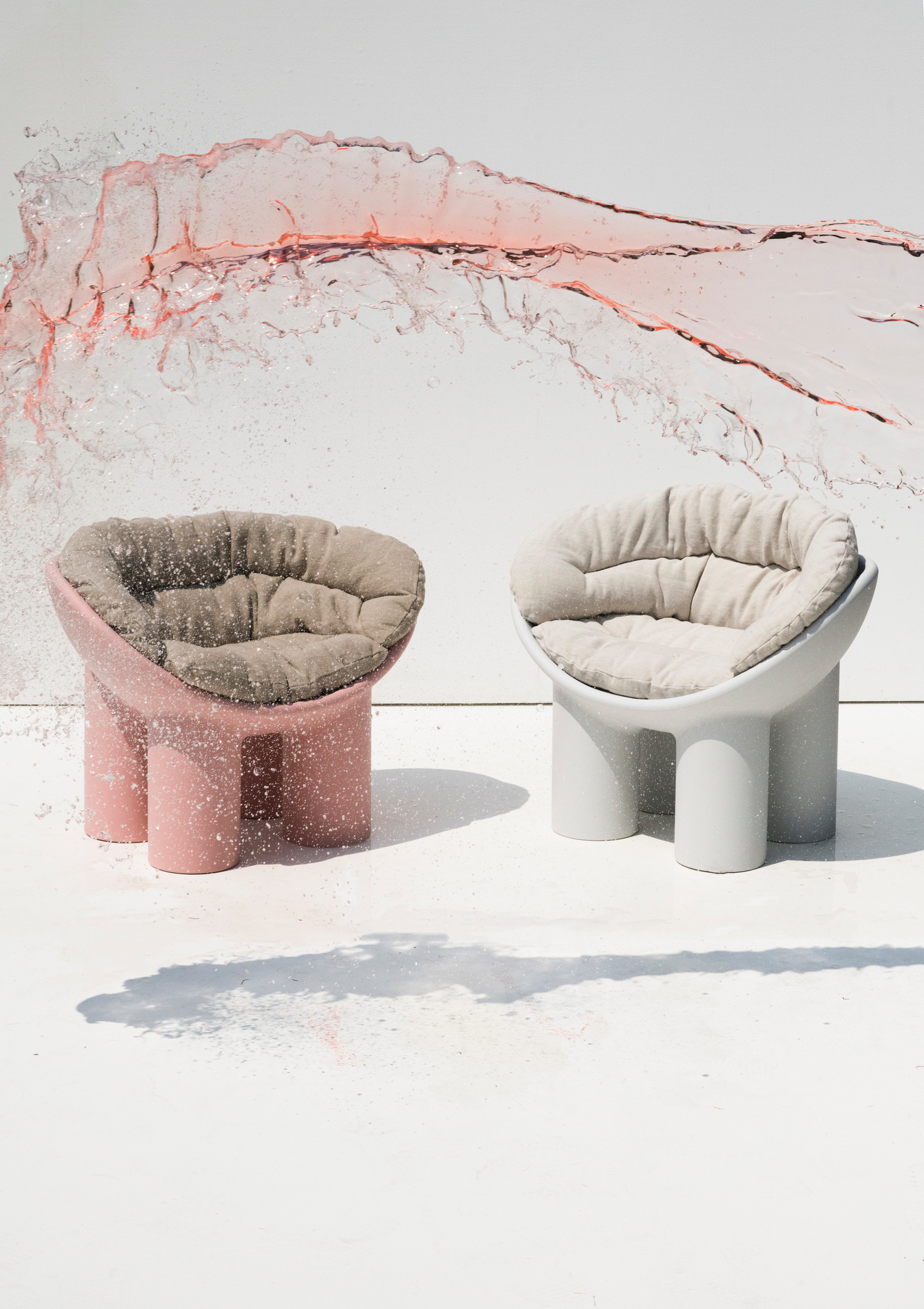 Roly Poly Sessel Driade Charcoal